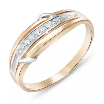 Золотое кольцо c бриллиантами