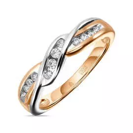 Золотое кольцо c бриллиантами