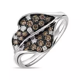 Золотое кольцо c бриллиантами