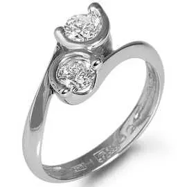 Золотое кольцо c бриллиантами