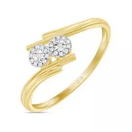 Золотое кольцо c бриллиантами