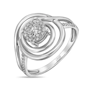 Золотое кольцо c бриллиантами