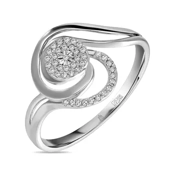 Золотое кольцо c бриллиантами