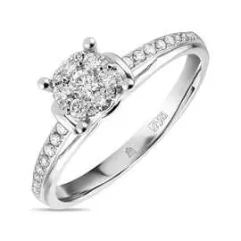 Золотое кольцо c бриллиантами