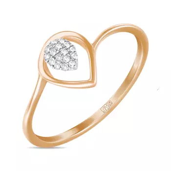 Золотое кольцо c бриллиантами