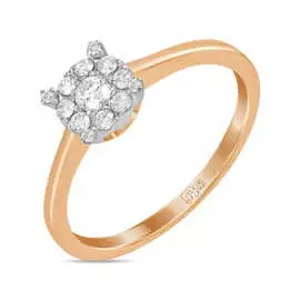 Золотое кольцо c бриллиантами