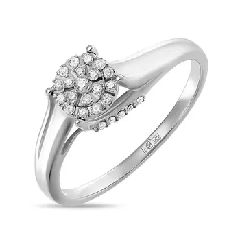 Золотое кольцо c бриллиантами