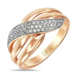 Золотое кольцо c бриллиантами