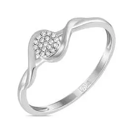 Золотое кольцо c бриллиантами