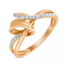 Золотое кольцо c бриллиантами