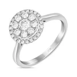 Золотое кольцо c бриллиантами