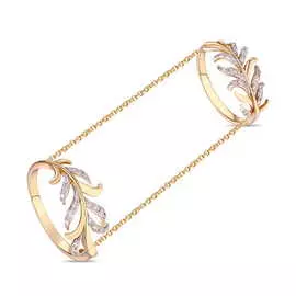 Золотое кольцо c бриллиантами