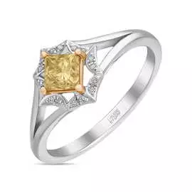 Золотое кольцо c бриллиантами