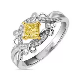 Золотое кольцо c бриллиантами