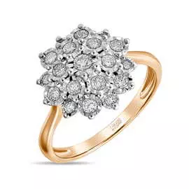 Золотое кольцо c бриллиантами