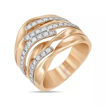 Золотое кольцо c бриллиантами