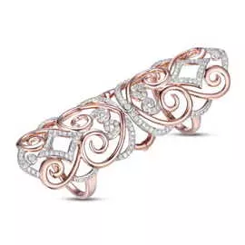 Золотое кольцо c бриллиантами