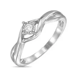 Золотое кольцо c бриллиантом