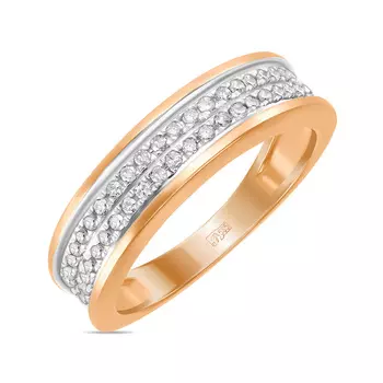 Золотое кольцо c бриллиантами