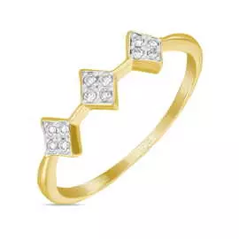 Золотое кольцо c бриллиантами