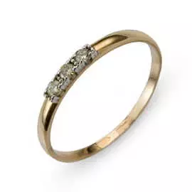 Золотое кольцо c бриллиантами