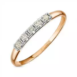 Золотое кольцо c бриллиантами