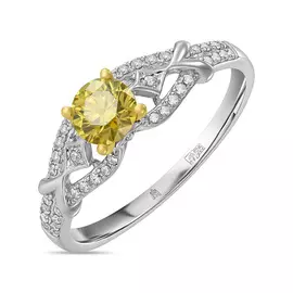 Золотое кольцо c бриллиантами