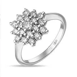 Золотое кольцо c бриллиантами