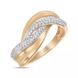 Золотое кольцо c бриллиантами