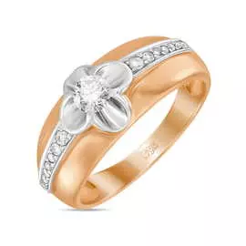 Золотое кольцо c бриллиантами