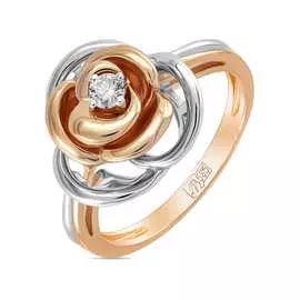 Золотое кольцо c бриллиантами