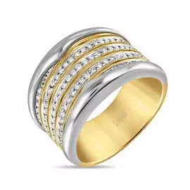 Золотое кольцо c бриллиантами