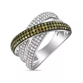 Золотое кольцо c бриллиантами