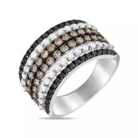 Золотое кольцо c бриллиантами