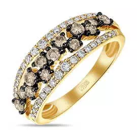 Золотое Кольцо c бриллиантами