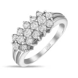 Золотое кольцо c бриллиантами