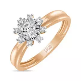 Золотое Кольцо c бриллиантами