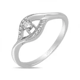 Золотое кольцо c бриллиантами