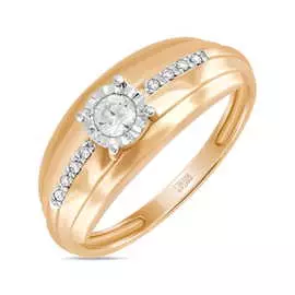 Золотое Кольцо c бриллиантами