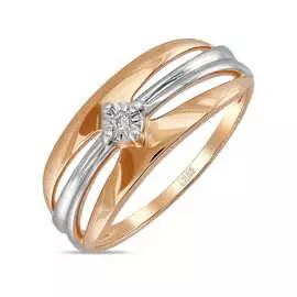 Золотое Кольцо c бриллиантом