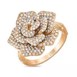 Золотое кольцо c бриллиантами