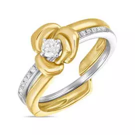 Золотое Кольцо c бриллиантами