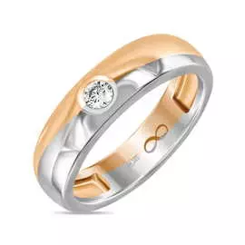 Золотое кольцо c бриллиантами