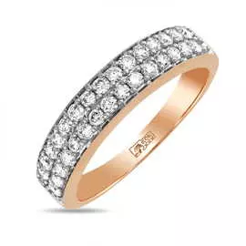 Золотое кольцо c бриллиантами