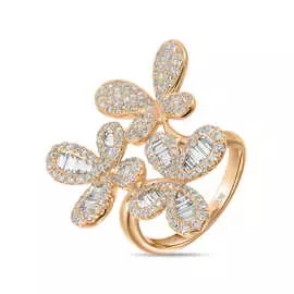 Золотое кольцо c бриллиантами