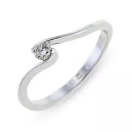 Золотое кольцо c бриллиантами