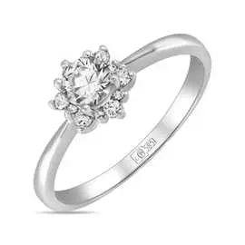 Золотое кольцо c бриллиантами