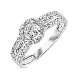 Золотое кольцо c бриллиантами