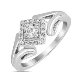 Золотое кольцо c бриллиантами