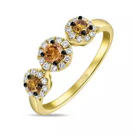 Золотое кольцо c бриллиантами